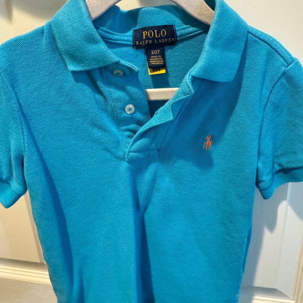 Polo by Ralph Lauren Kids Aqua Polo Shirt
